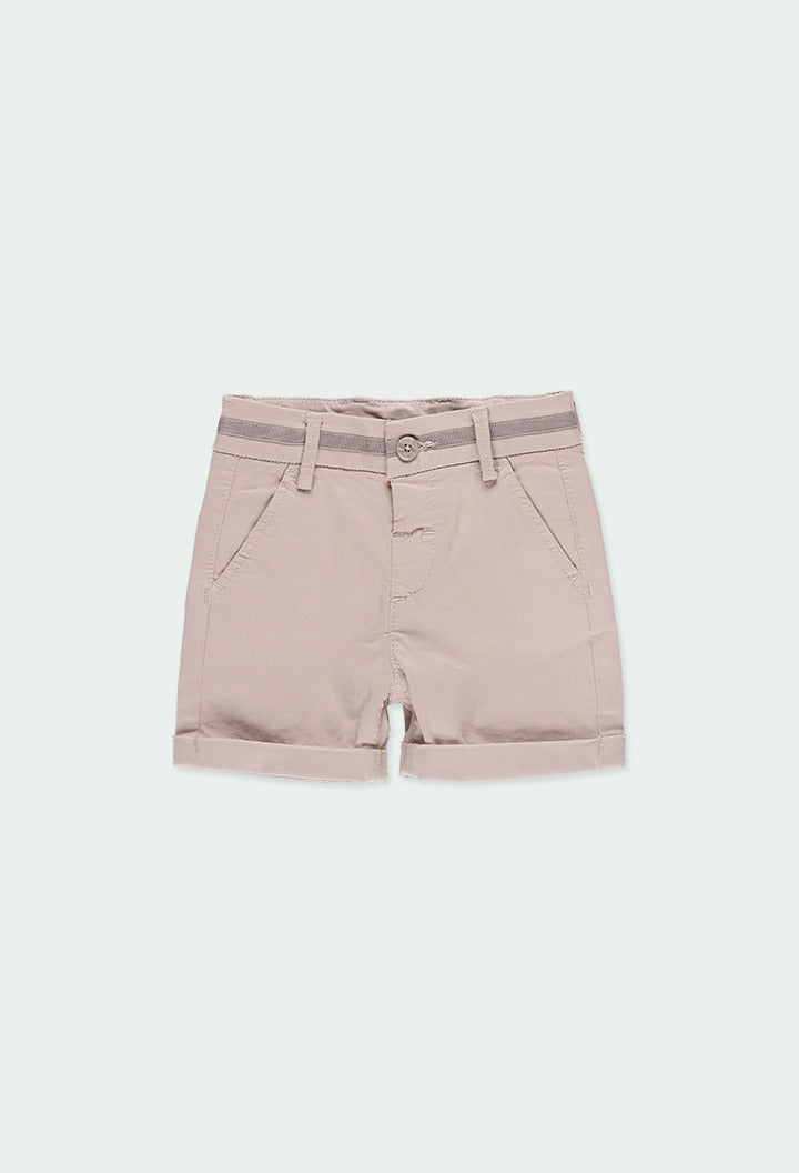Traje de niño con short beige 714035