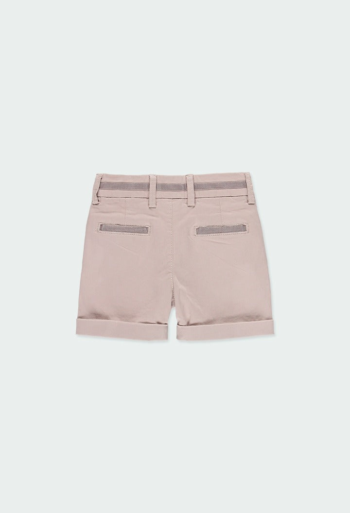 Traje de niño con short beige 714035