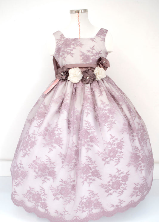 Vestido Niña Mauve