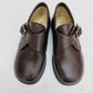Zapato con hebilla café 046