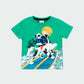 Playera verde de surf 324076