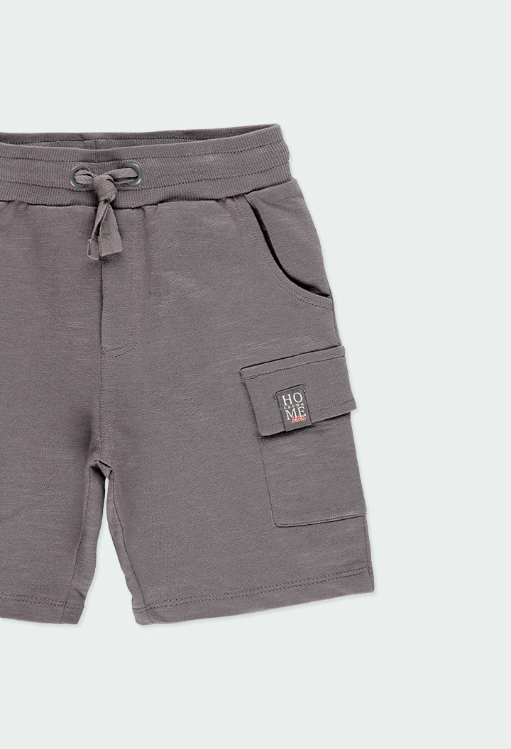 Playera con short gris 534002