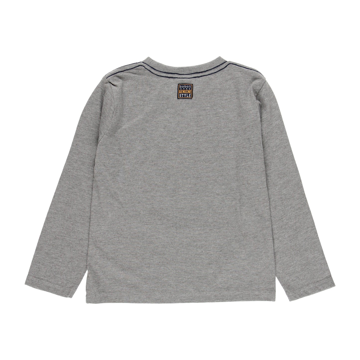 Playera manga larga gris