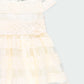 Vestido con encaje  ivory 704012