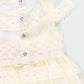 Vestido con encaje  ivory 704012