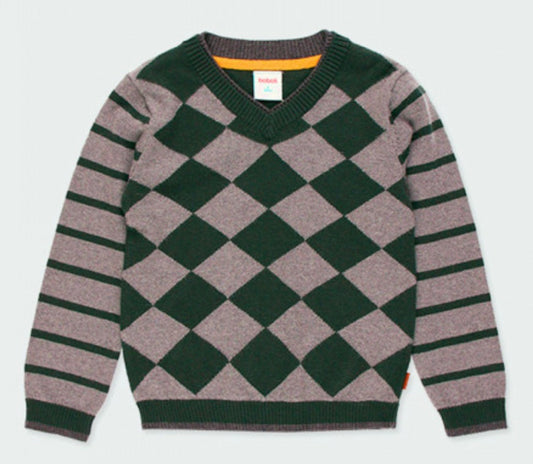 Suéter niño de rombos 733216