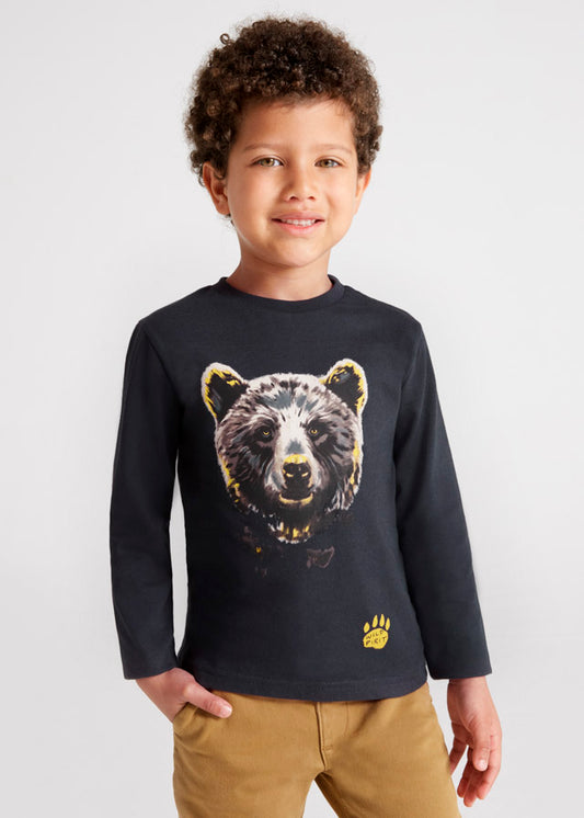 Playera manga larga niño