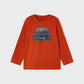 Playera manga larga carro niño 4009