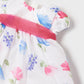 Vestido estampado con flores 1869